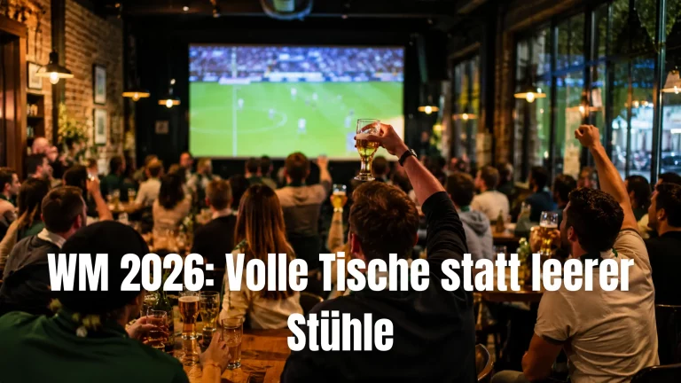 Volle Sportsbar in Frankfurt beim Public Viewing zur WM 2026